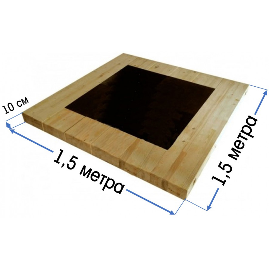 Помост 1,5х1,5х0,1м для гиревого спорта (257)